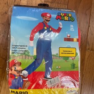 Super Mario Kids Costume Size Small (4-6)